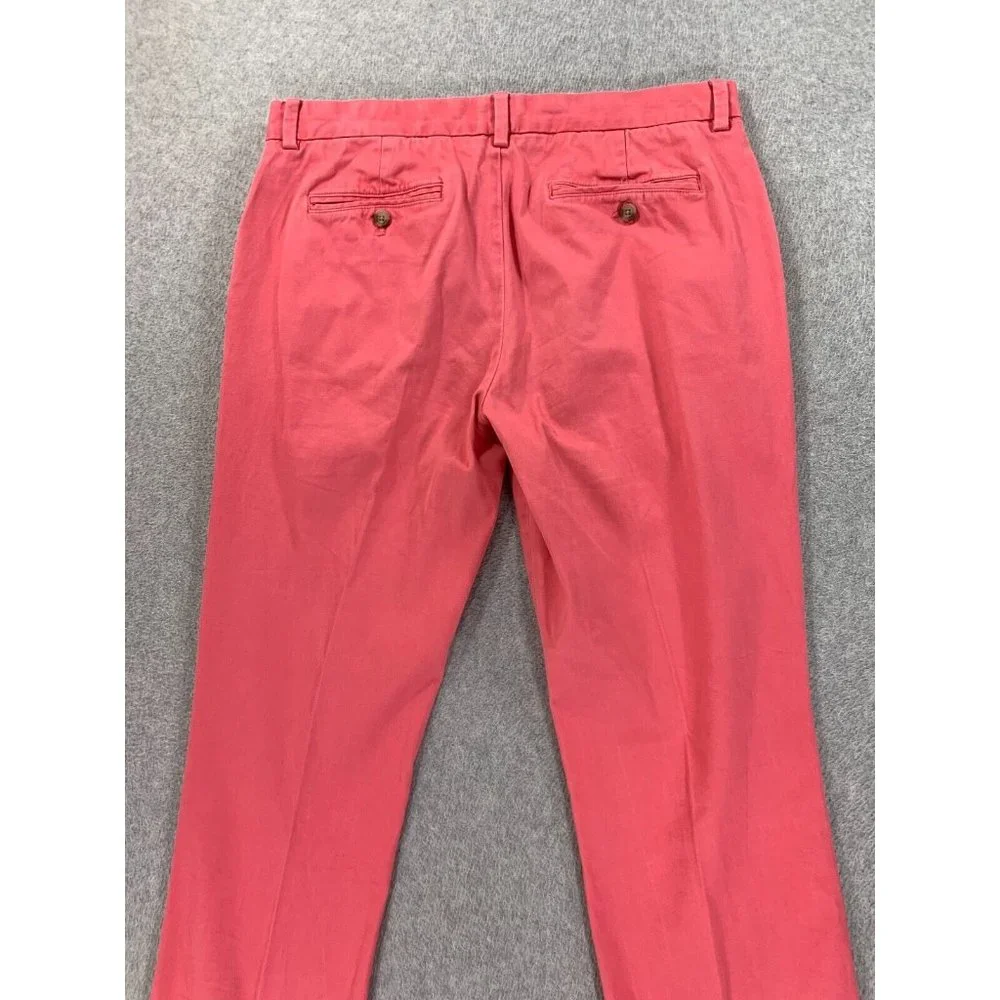 Vineyard Vines Cotton‎ Blend BREAKER Chino Pants (Men's 33x32) Jetty Red